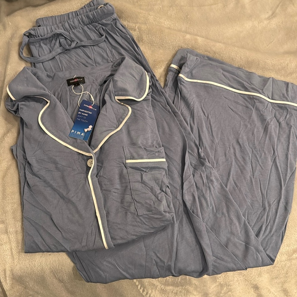 Cosabella pajamas sky blue